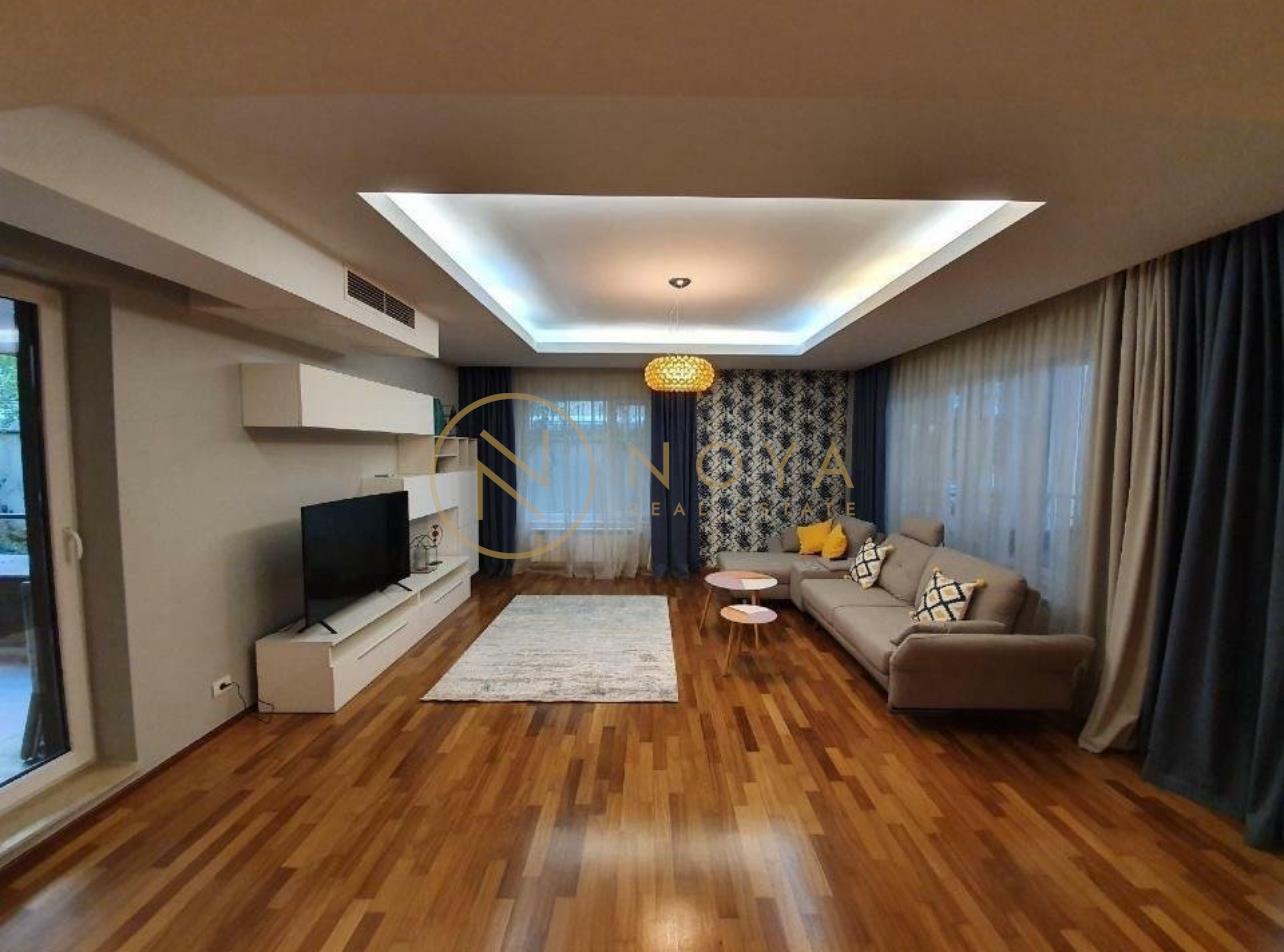 Apartament de 3 camere Herastrau prima linie parcare si gradina